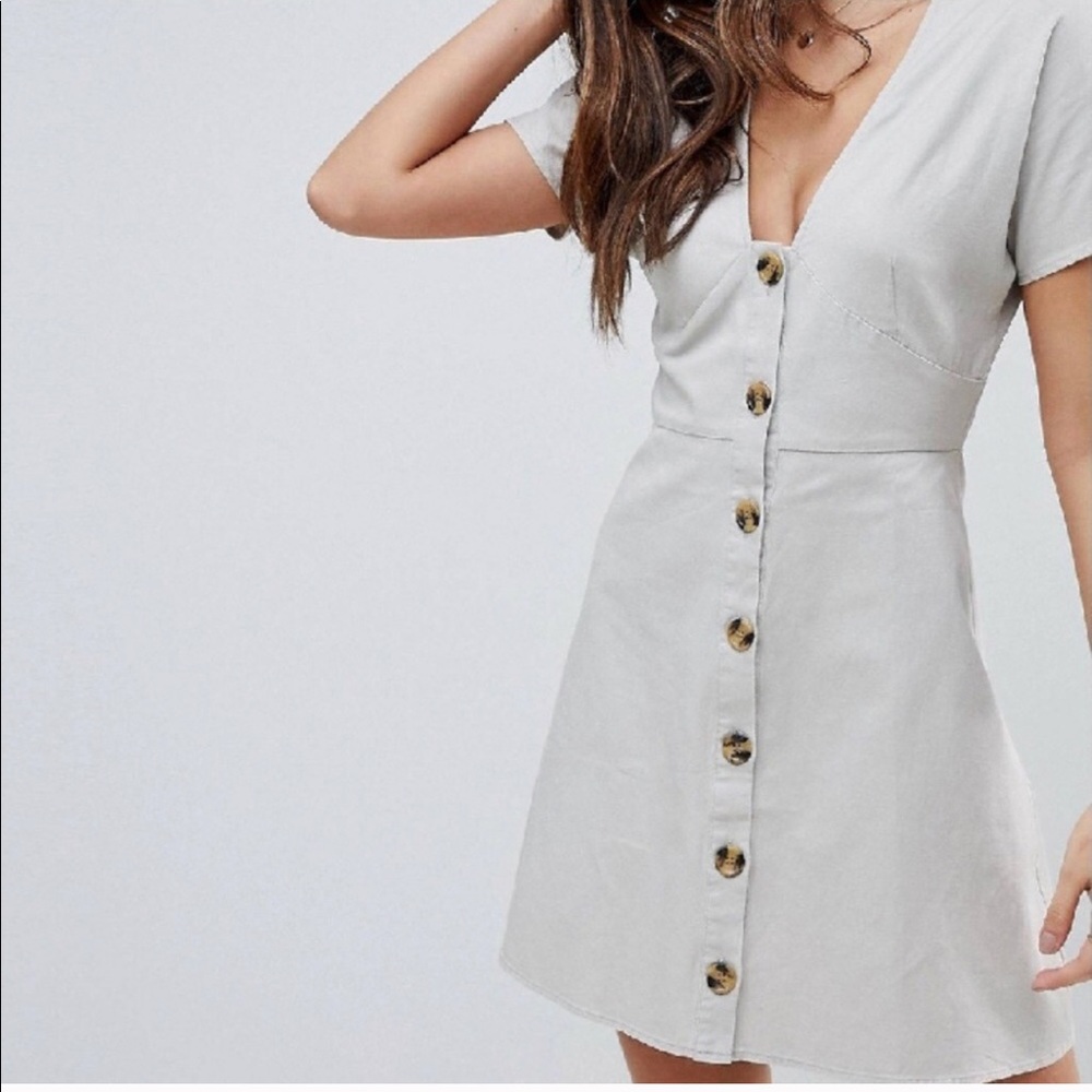 NWT 🦁 ASOS Button Up Shirt Dress